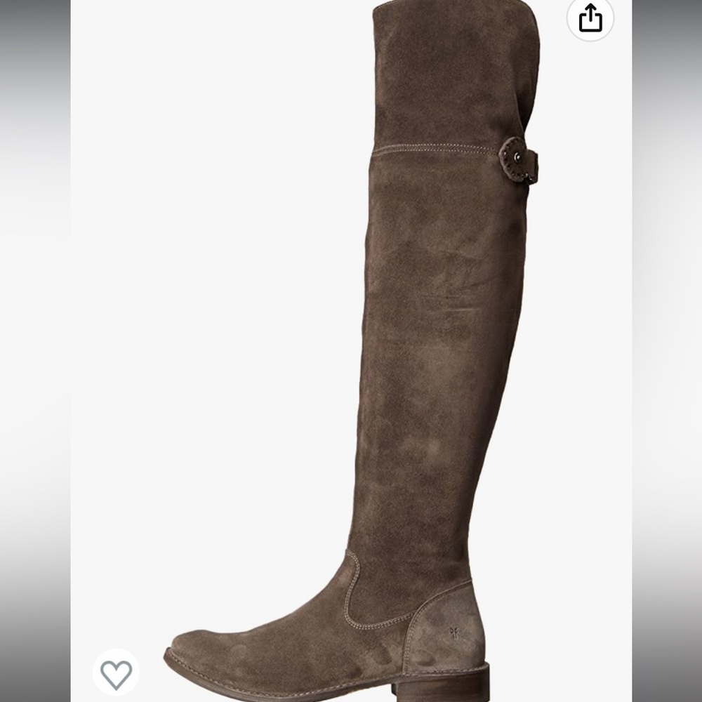 Brand New • Frye Shirley Boots • Suede in Smoke - Picture 2 of 8